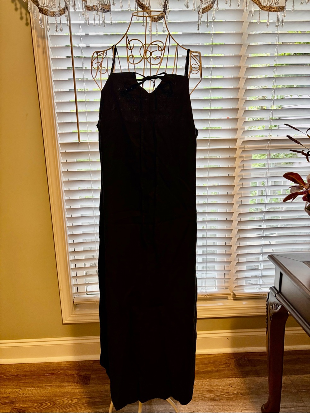 NWT Universal Thread Black Linen Midi